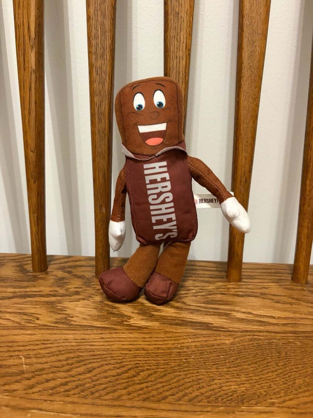 2020 HERSHEY'S MILK CHOCOLATE BAR PLUSH DOLL 10” TALL HersheyPark
